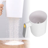 Flour Sieve 2 Using Modes Handheld Electric Cup Shape White Powder Sieve for Home Baking Flour Icing Sugar - Extra Image