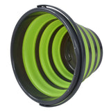 Collapsible Bucket Folding Portable Handheld Water Basin Container for Fishing Outdoor Use 10L - Rear View