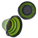 Collapsible Bucket Folding Portable Handheld Water Basin Container for Fishing Outdoor Use 10L - Extra Image