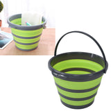 Collapsible Bucket Folding Portable Handheld Water Basin Container for Fishing Outdoor Use 10L