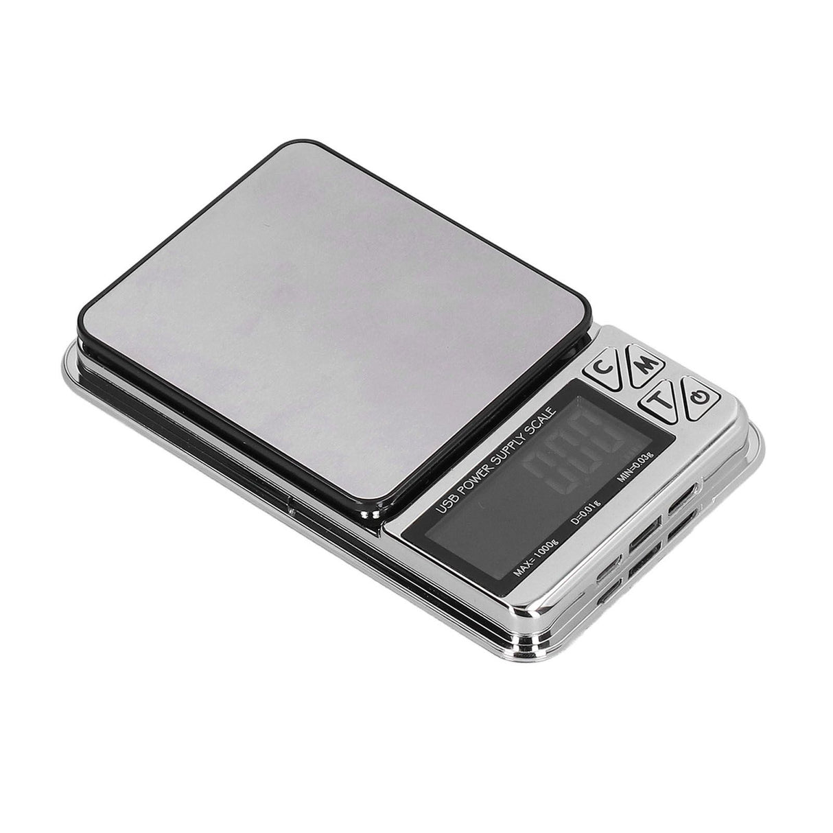 Electronic Scale LCD Display High Accuracy Lightweight Portable Stainless Steel Jewelry Scale
