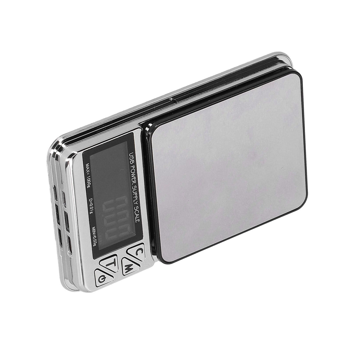 Electronic Scale LCD Display High Accuracy Lightweight Portable Stainless Steel Jewelry Scale
