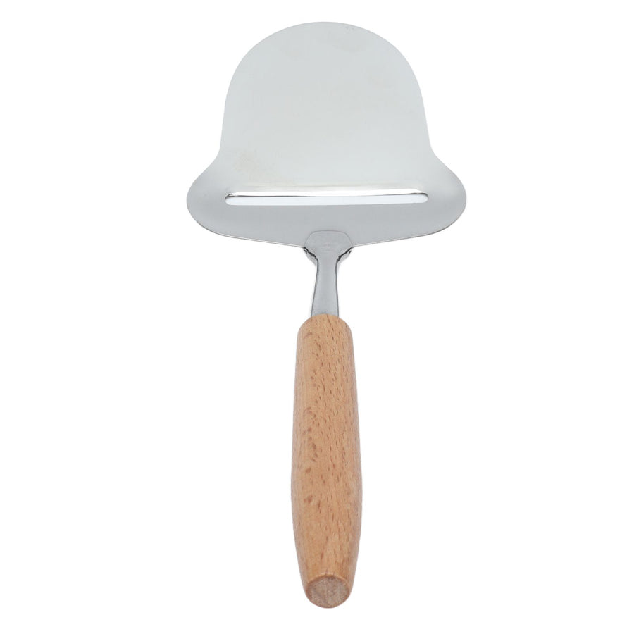 Wood Handle Cheese Spatula Stainless Steel Adjustable Thickness Cheese Planer for Semi Hard Cheese
