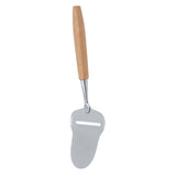 Wood Handle Cheese Spatula Stainless Steel Adjustable Thickness Cheese Planer for Semi Hard Cheese