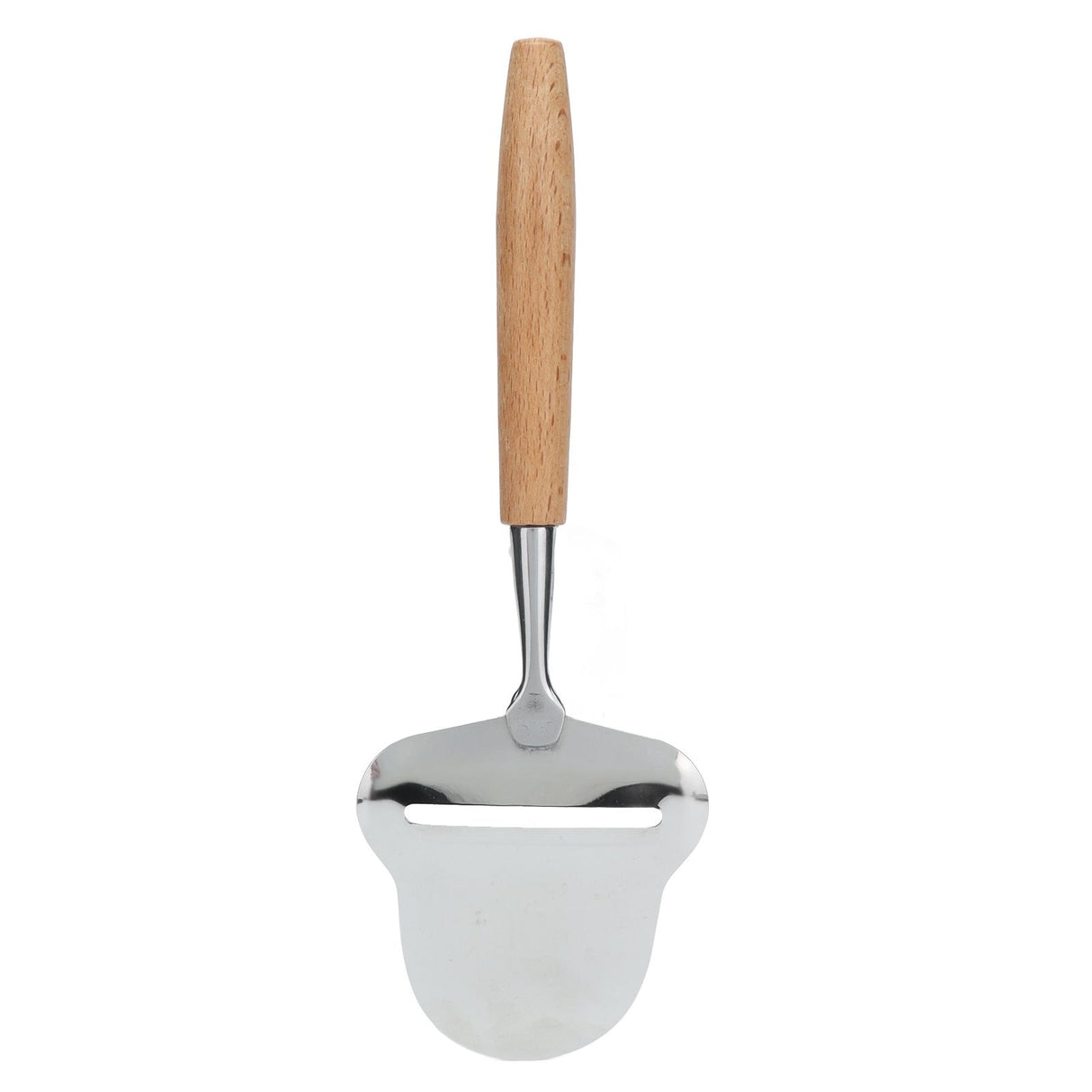Wood Handle Cheese Spatula Stainless Steel Adjustable Thickness Cheese Planer for Semi Hard Cheese