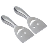 2pcs Cheese Plane Multifunctional Stainless Steel Smile Style Cheese Shaver for Kitchen Baking