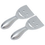 2pcs Cheese Plane Multifunctional Stainless Steel Smile Style Cheese Shaver for Kitchen Baking