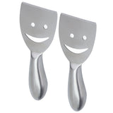 2pcs Cheese Plane Multifunctional Stainless Steel Smile Style Cheese Shaver for Kitchen Baking - Extra Image
