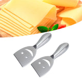 2pcs Cheese Plane Multifunctional Stainless Steel Smile Style Cheese Shaver for Kitchen Baking - Extra Image
