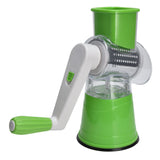 Cheese Grater Multifunctional Handheld Cheese Shredder with Grinding Cutting Slicing Knife Barrel for Fruits Potatoes