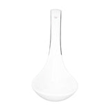 Large Porcelain Spoon White Multipurpose Long Handle Ceramic Porridge Spoon for Home Restaurant - Rear View