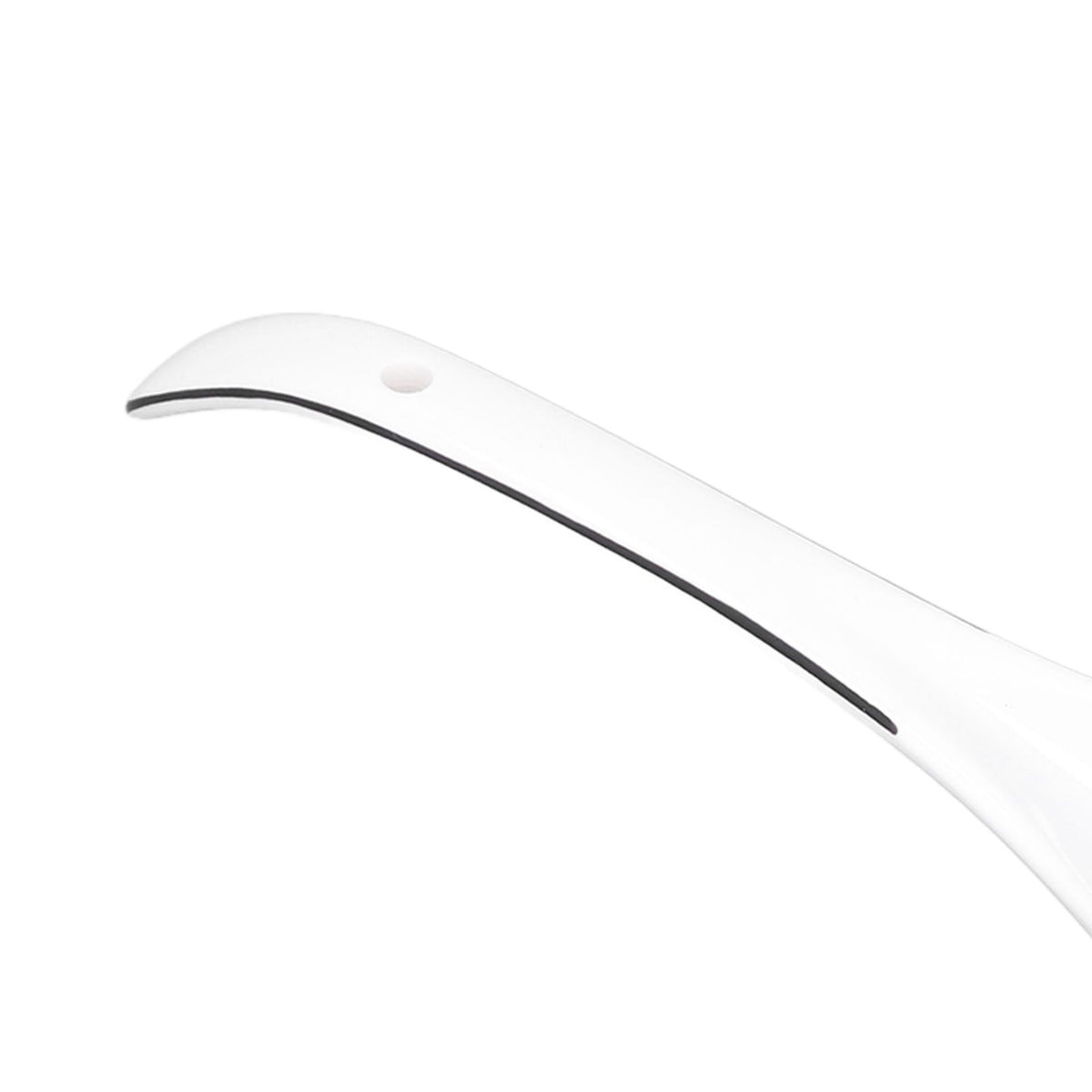 Large Porcelain Spoon White Multipurpose Long Handle Ceramic Porridge Spoon for Home Restaurant