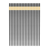 10 Pairs Chinese Chopsticks 9.5 Inch Fiberglass Chopsticks Reusable Dishwasher Safe Chopsticks