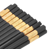 10 Pairs Chinese Chopsticks 9.5 Inch Fiberglass Chopsticks Reusable Dishwasher Safe Chopsticks