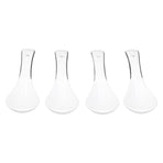 4PCS White Ceramic Spoon Coffee Scoop Dessert Ice Cream Scoop Tableware Spoon for Kitchen