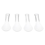 4PCS White Ceramic Spoon Coffee Scoop Dessert Ice Cream Scoop Tableware Spoon for Kitchen - Rear View
