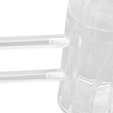 Beer Mug Siamese Anti Drop Exquisite Ergonomics Handle Glass Beer Stein with Connection Tubes for KTV Bar Home Parties - Extra Image