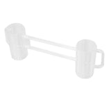 Beer Mug Acrylic Double Conjoined Beer Glass with Handle for Bar KTV Game Competition 430ml / 14.5oz - Extra Image