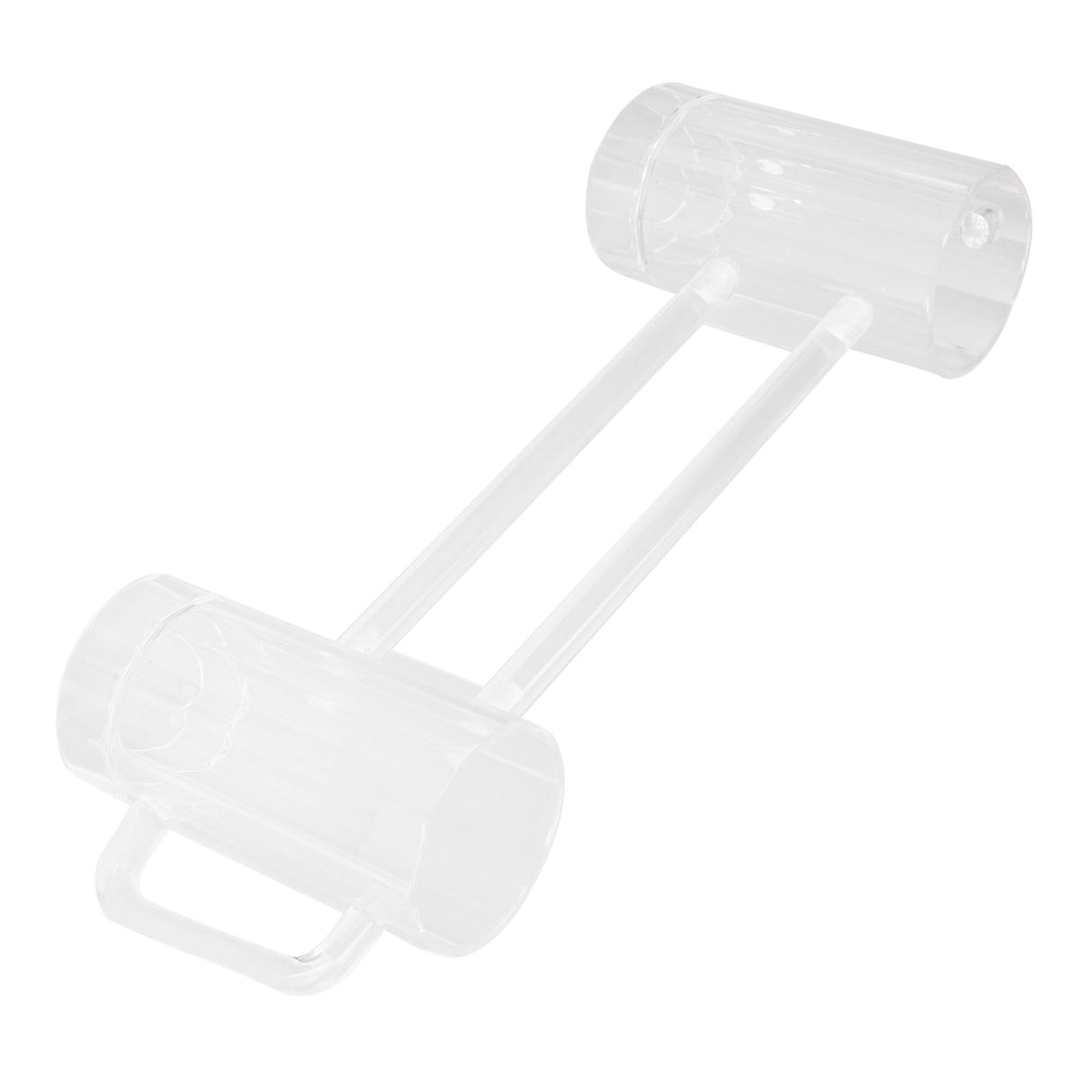 Beer Mug Acrylic Double Conjoined Beer Glass with Handle for Bar KTV Game Competition 430ml / 14.5oz