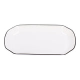 12in Dinner Plate Dish 550ml White Ceramic Noodle Soup Fish Plate Kitchen Tableware for Restaurant