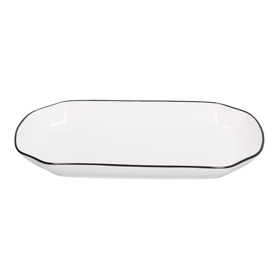 12in Dinner Plate Dish 550ml White Ceramic Noodle Soup Fish Plate Kitchen Tableware for Restaurant