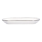 12in Dinner Plate Dish 550ml White Ceramic Noodle Soup Fish Plate Kitchen Tableware for Restaurant