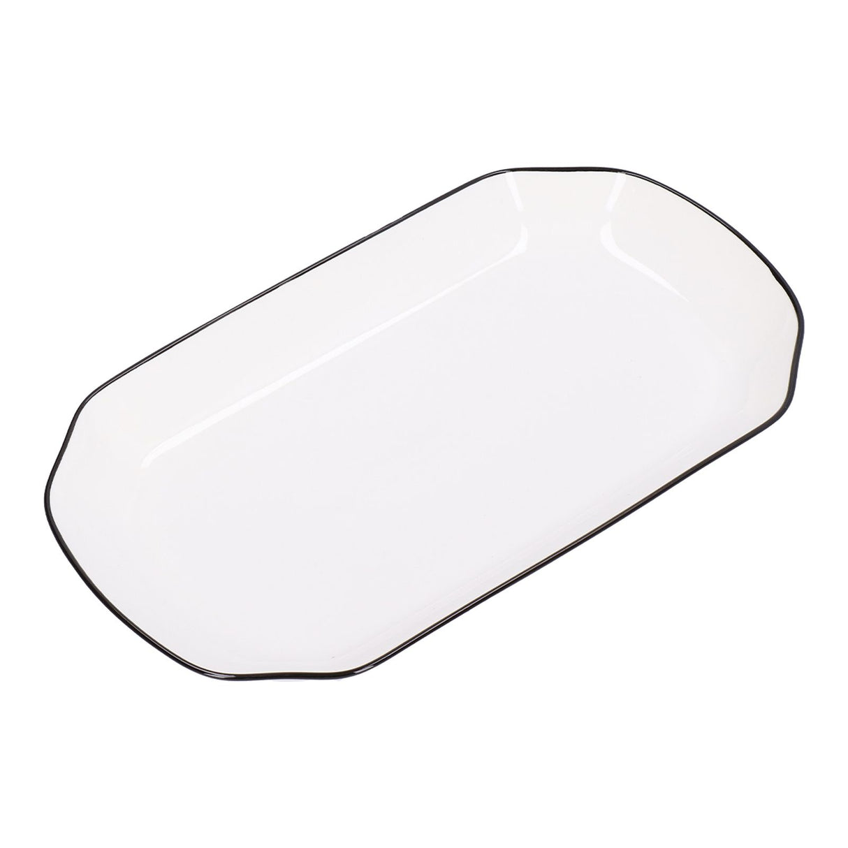 12in Dinner Plate Dish 550ml White Ceramic Noodle Soup Fish Plate Kitchen Tableware for Restaurant