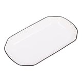 12in Dinner Plate Dish 550ml White Ceramic Noodle Soup Fish Plate Kitchen Tableware for Restaurant