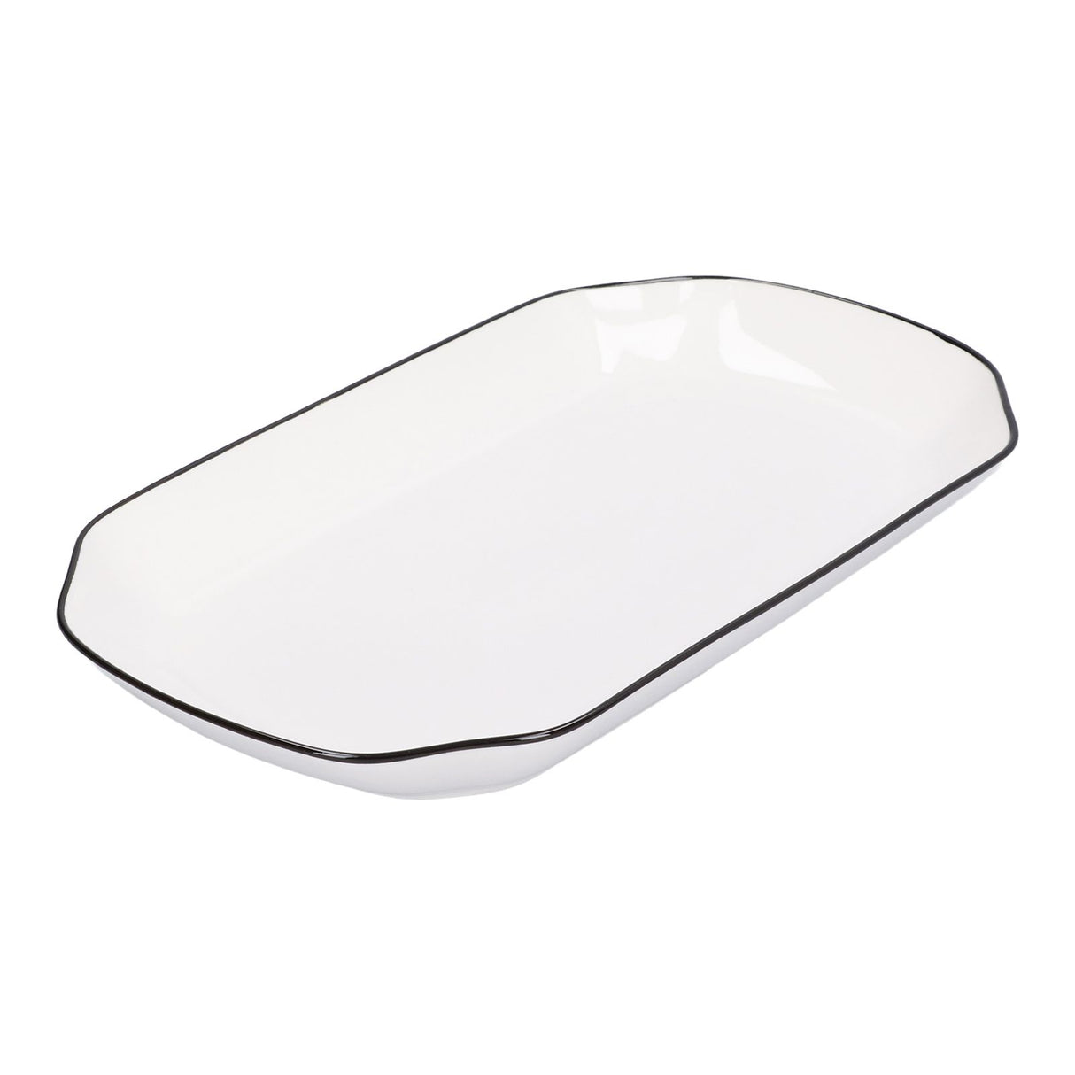 12in Dinner Plate Dish 550ml White Ceramic Noodle Soup Fish Plate Kitchen Tableware for Restaurant