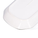 12in Dinner Plate Dish 550ml White Ceramic Noodle Soup Fish Plate Kitchen Tableware for Restaurant - Extra Image