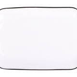 12in Dinner Plate Dish 550ml White Ceramic Noodle Soup Fish Plate Kitchen Tableware for Restaurant