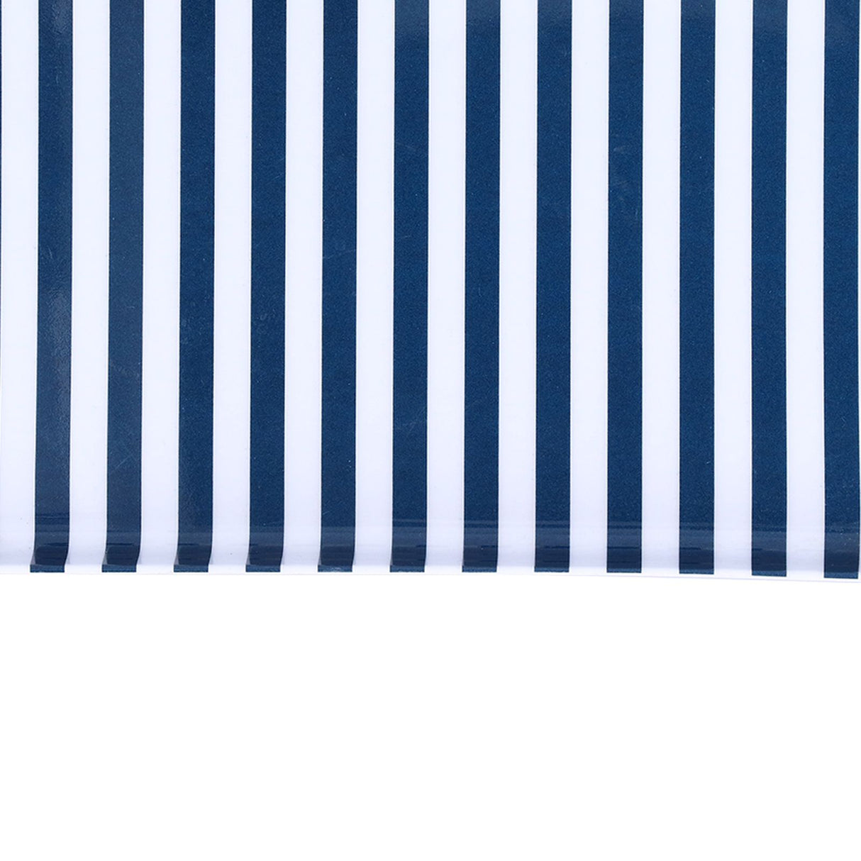 Fruit Tray Blue White Stripe Melamine Safe Environmentally Friendly Colourfast Dessert Platter for Restaurant