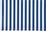 Fruit Tray Blue White Stripe Melamine Safe Environmentally Friendly Colourfast Dessert Platter for Restaurant - Extra Image