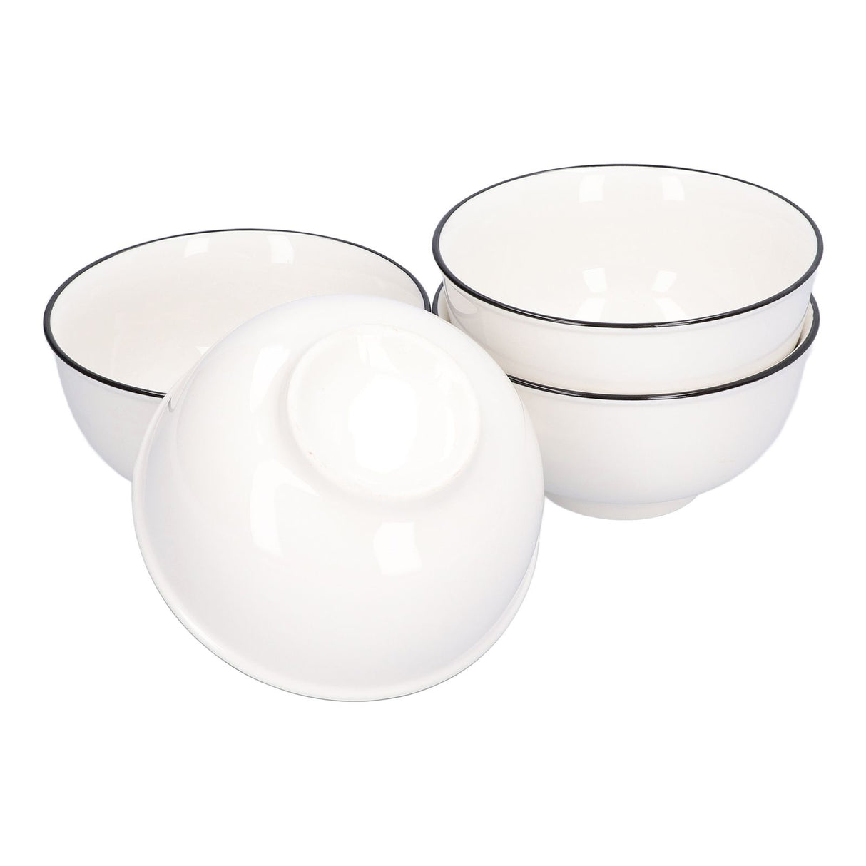 Ceramic Bowl Fine Workmanship Underglaze Colour Environmental Friendly Ceramic Serving Bowls