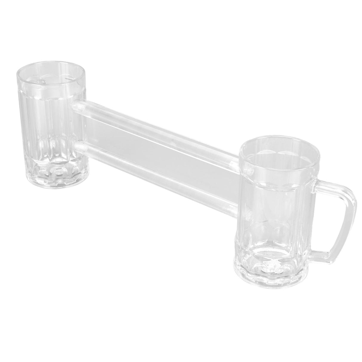 430ml Beer Mug Double Conjoined Beer Glass Drop Resistant Acrylic Beer Cup Bar KTV Beer Glass