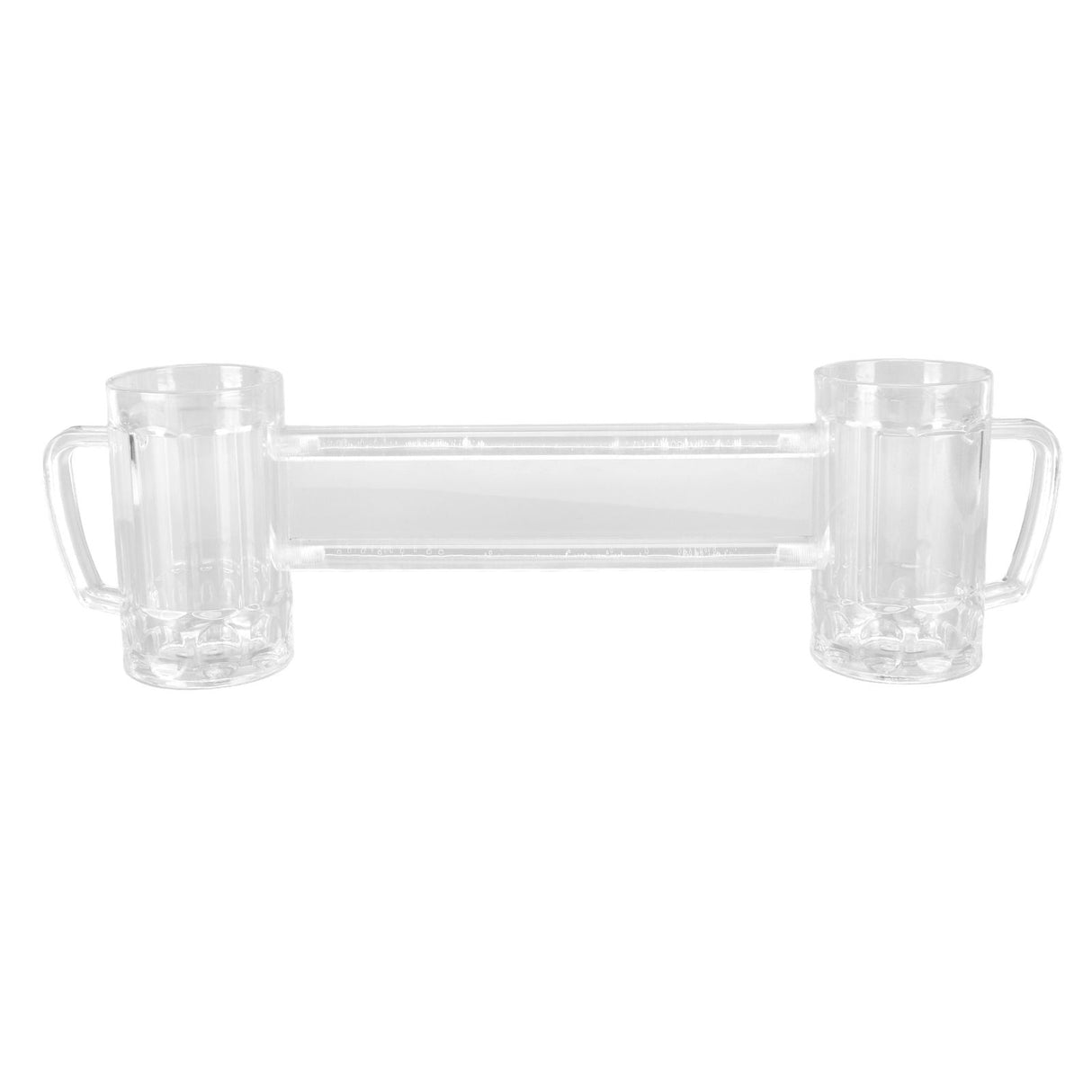 430ml Beer Mug Double Conjoined Beer Glass Drop Resistant Acrylic Beer Cup Bar KTV Beer Glass