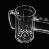 430ml Beer Mug Double Conjoined Beer Glass Drop Resistant Acrylic Beer Cup Bar KTV Beer Glass
