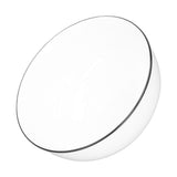 Durable Black Line Ceramic Tableware Bowls for Salads Soups Stews Desserts Noodles8 Inches - Side View