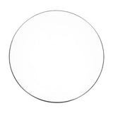 Durable Black Line Ceramic Tableware Bowls for Salads Soups Stews Desserts Noodles8 Inches - 45-Degree Angle