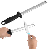 Sharpening Steel Quick Sharpening Humanized Handle High Hardness Kitchen Wear Resistant Knife Sharpener for Home