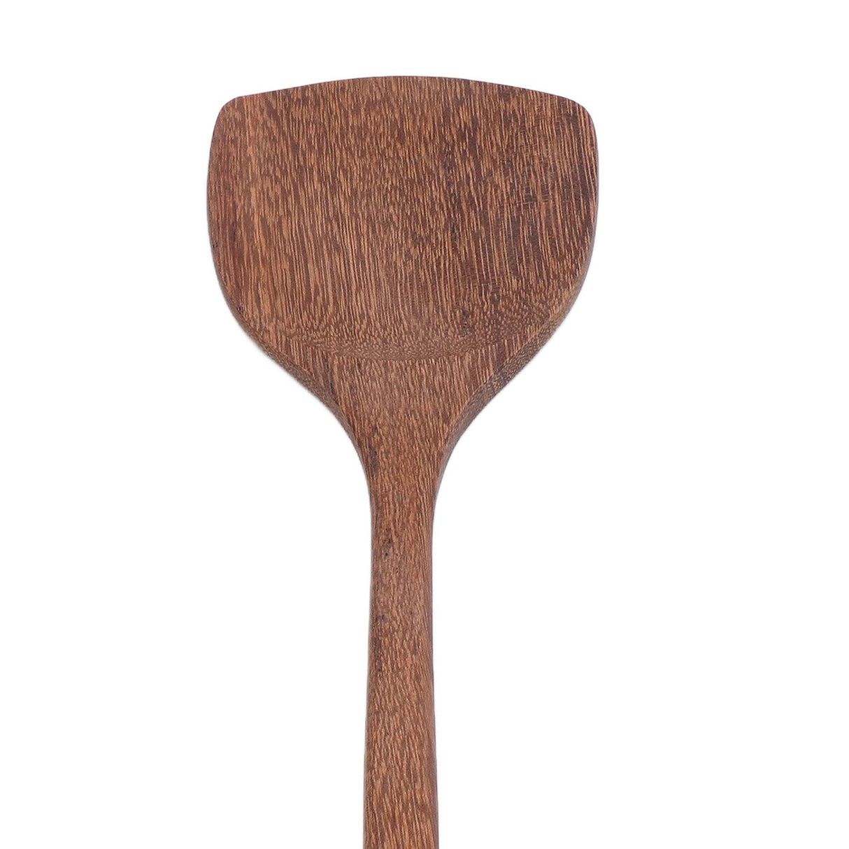 2pcs Wooden Spatula Household Hanging Long Handle Flat Wooden Spatula for Mixing and Turning38.5cm / 15.2in
