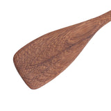 Natural Wood Long Handle Spatula Frying Spatula Round Hole Wall Mounted Kitchen UtensilOblique Spatula