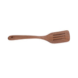 Natural Wood Long Handle Spatula Frying Spatula Round Hole Wall Mounted Kitchen UtensilLeak Spatula - Extra Image