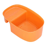 Sink Drain Basket Household Saddle Shaped Mesh Strainer for Kitchen Waste Vegetable FruitsOrange - 45-Degree Angle