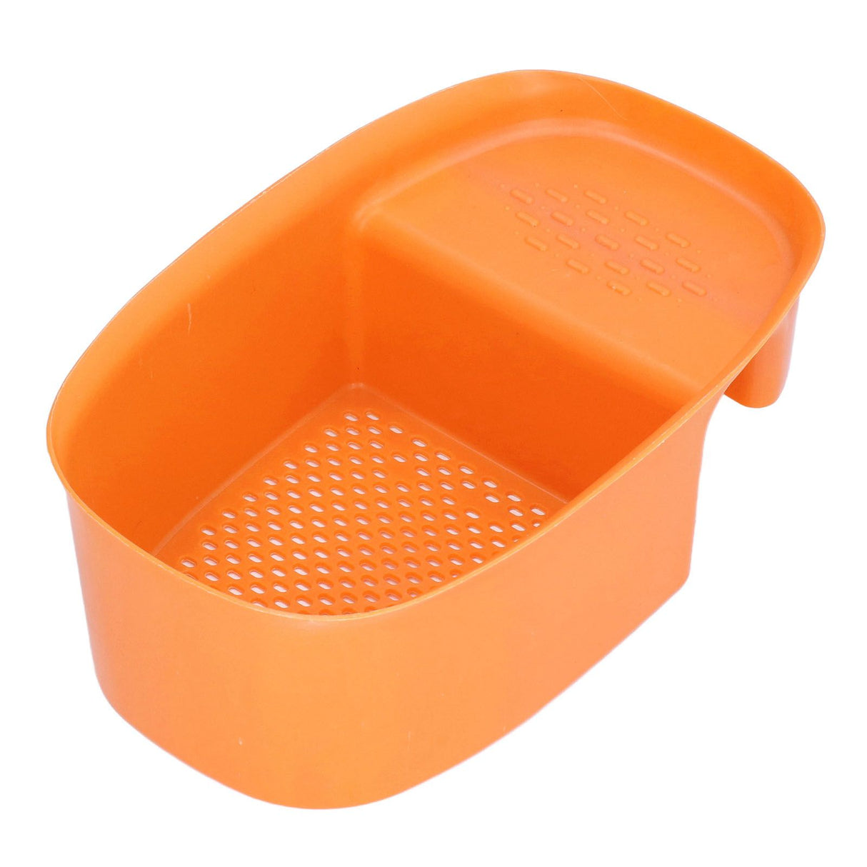 Sink Drain Basket Household Saddle Shaped Mesh Strainer for Kitchen Waste Vegetable FruitsOrange