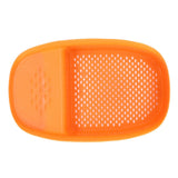 Sink Drain Basket Household Saddle Shaped Mesh Strainer for Kitchen Waste Vegetable FruitsOrange