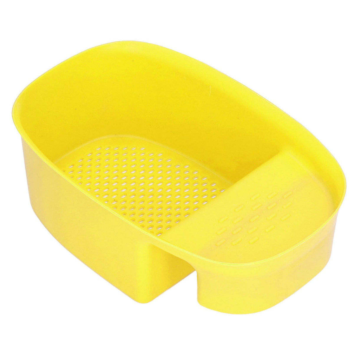 Sink Drain Basket Household Saddle Shaped Mesh Strainer for Kitchen Waste Vegetable FruitsYellow