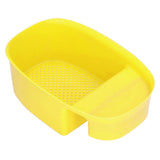 Sink Drain Basket Household Saddle Shaped Mesh Strainer for Kitchen Waste Vegetable FruitsYellow