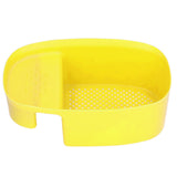 Sink Drain Basket Household Saddle Shaped Mesh Strainer for Kitchen Waste Vegetable FruitsYellow