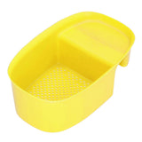 Sink Drain Basket Household Saddle Shaped Mesh Strainer for Kitchen Waste Vegetable FruitsYellow